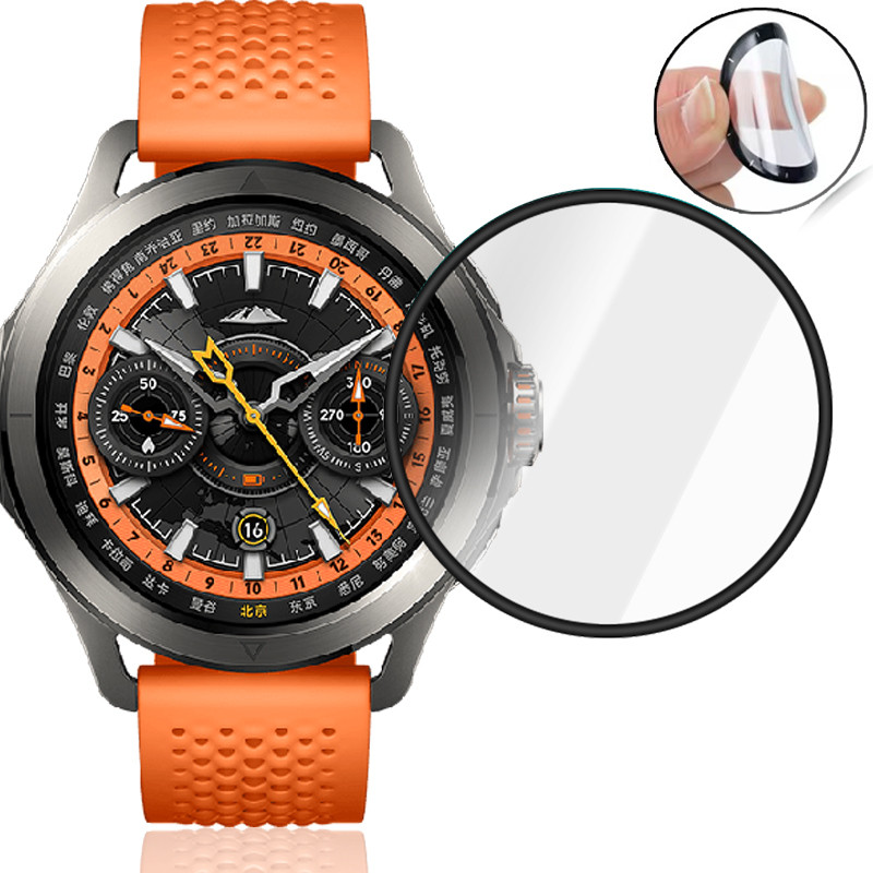 VivoWatch Watch5 WatchGT Watch3 Watch2 1-3 Chiếc Full Cover HD Cong Cạnh Đen Kính Cường Lực Cho Vivo Watch 5 3 2 GT 42mm 46mm Chống Trầy Xước Đồng Hồ Thông Minh Bảo Vệ Màn Hình