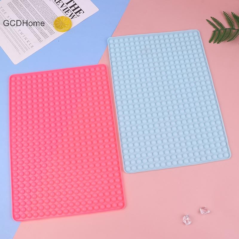 Gcdhome 1 Khuôn Silicon Tròn DIY Chocolate Thả Khuôn Dụng Cụ Nướng Bánh Bán Cầu HOT