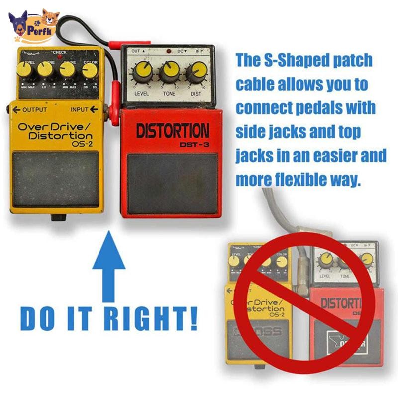 Cáp Đàn Guitar Dây Đàn Guitar TS Nam Kết Nối Cáp Trong Suốt Noiseless TS Effect Pedal