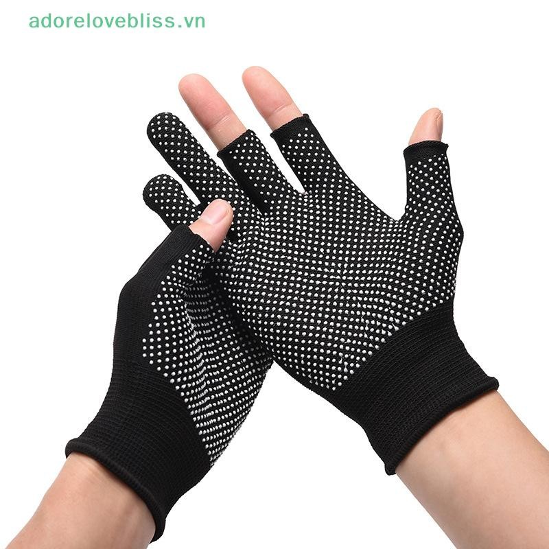 Thêm Găng Tay Câu Cá Chống Trơn Trượt Nylon Hai / Ba / Nửa Ngón Tay Pha Chế Găng Tay Câu Cá Thể Thao Ngoài Trời Găng Tay Câu Cá Thoáng Khí BSS
