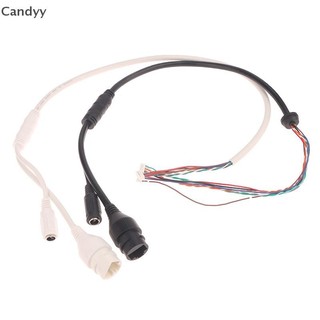NDY 12Pin 8 / 10Core POE Cổng Mạng Nữ Dây Điện Kết Nối Cáp Cho IP Dome Giám Sát Camera Cáp IP N