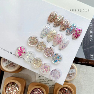 XEIJAYI Về Dòng Hoa Hồng Chất Liệu Gel Móng Tay Lấp Lánh Sequin Glitter Keo Phototherapy Đóng Hộp Nghệ Thuật Làm Móng Cho Cửa Hàng Móng Tay 5g