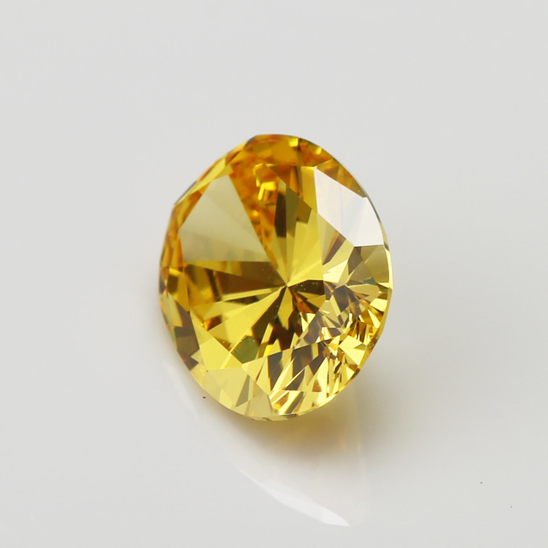 5A Vàng Hình Bầu Dục Cắt CZ Đá 15 / 30 Chiếc 3x5mm ~ 10x12mm Cubic Zirconia Rời Cho Trang Sức DIY