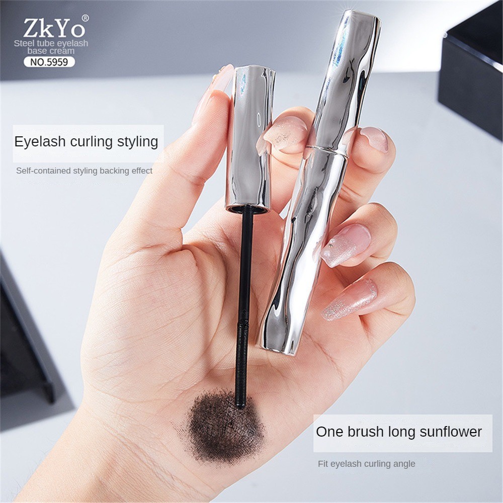 Ảnh Giao Hàng Nhanh [Quà Tặng Miễn Phí] Mascara Zkyo Natural Curling Quick Drying Matte Lash Cream Waterproof Long-lasting Non-lemudged Eyes Makeup Cosmetics (THỦY TINH) 3