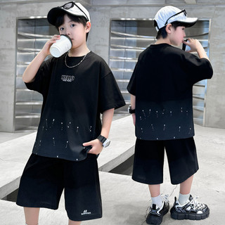 Bộ quần áo bé trai mùa hè 18-52kg mẫu bộ HELLO. Set đồ bộ  bé trai mặc hè.Quần áo trẻ em. H26