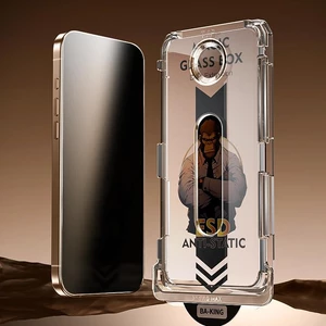 Kính Cường lực tự dán full màn chống bụi màn loa siêu cứng chống bám vâng tay cho iPhone 17 11 12 13 14 15 16 17 pro max