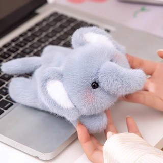 Gối Thú Nhồi Bông FESTLY, Búp Bê Đồng Hành Sang Trọng Voi, Gấu Kawaii Siêu Mềm 17cm Cổ Tay Kéo Pad Để Bàn