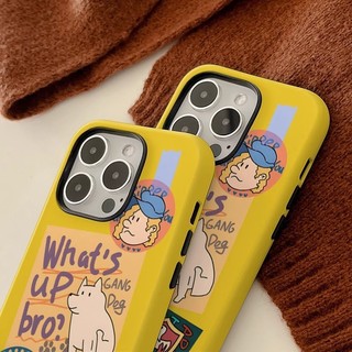 Thẻ Hoạt Hình 2 Trong 1 Cho Apple 16 Pro Max iPhone 15 Dual Layer 14 Pro Film 13 / 12 / 11 Pro Max 7 / 8p Xs Max Vỏ Bảo Vệ Chống Sốc