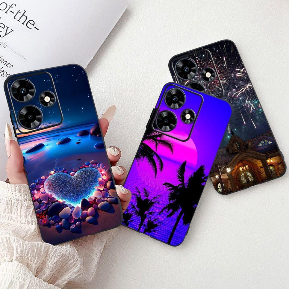 Ốp Điện Thoại Họa Tiết Rồng Sư Tử Cho infinix Hot 30 30i 30 Chơi NFC Ốp Lưng Hoạt Hình Mềm Mờ Silicon Shlle Hot30 30Play