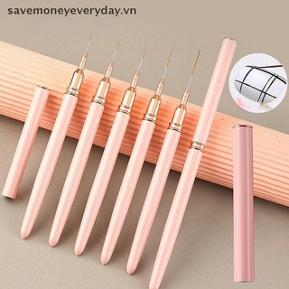 [savemoneyeveryday] Bộ 5 cọ vẽ móng tay nghệ thuật Bộ cọ móng tay Gel UV Bộ dụng cụ vẽ móng tay Sọc kiểu Pháp Vẽ bút hoa Dụng cụ làm móng tay [vn]