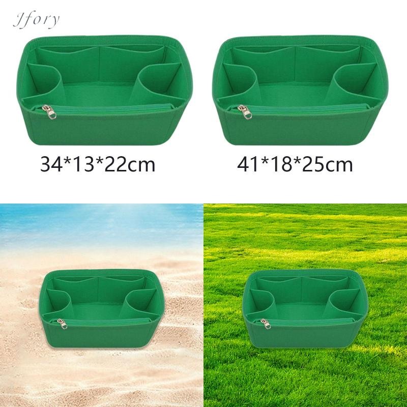 Jfory Chèn Túi Xách Lót Trang Trí Dây Kéo Bên Trong Túi Đa Năng Túi Xách Người Tổ Chức Chèn Ví Cho Du Lịch
