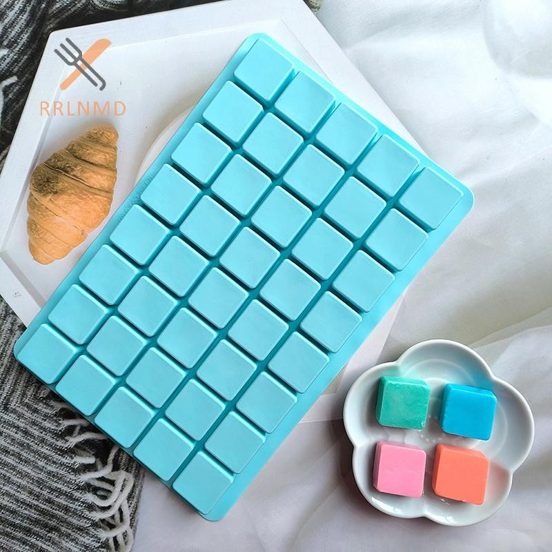 Rrlnmd 40 Sâu Răng Vuông Khuôn Silicon Cho DIY Caramel Kẹo Sô Cô La Truffles Thạch Khay Đá Khuôn Bánh Nướng Trang Trí Dụng Cụ MỚI