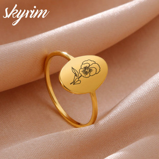 SKYRIM Nhẫn Nữ Thiết Kế Mẫu Violet Trang Sức Thời Trang Cho Gia Đình Và Bạn Bè