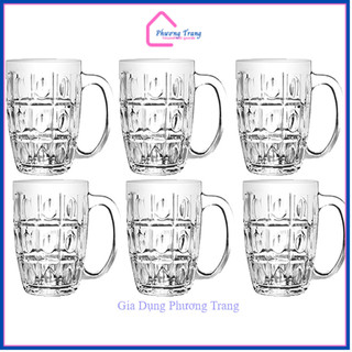 Combo 10 Ly nhựa Mica quai bầu lớn uống bia nước ngọt tiệc gia đình nhà hàng quán ăn chất lượng cao - Phương Trang
