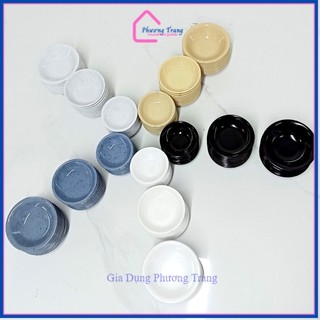 Combo 10 chén chấm nước tương, nước mắm, gia vị nhựa melamine nhựa cứng, khó bể nhiều màu nhiều size - Phương Trang