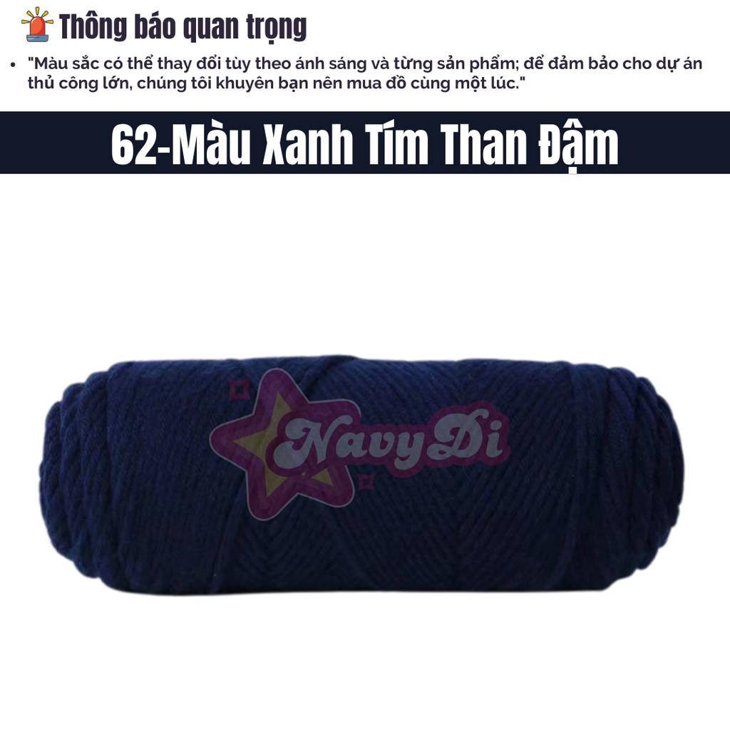 62-Màu Xanh Tím Than