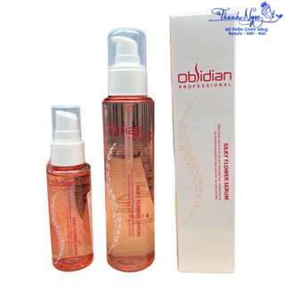 Huyết thanh dưỡng tóc siêu mềm mượt Silky Flower Serum OBSIDIAN 110ml [ TN ]