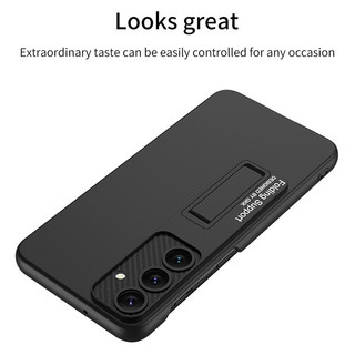 Ốp lưng đế siêu mỏng mỏng mỏng cho Samsung Galaxy S25 S24 S23 S22 Ultra S25 S24 Plus Ốp lưng Pc cứng chân đế