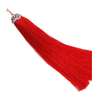 12CM Bangjin Dòng Tai Nhiều Màu Sắc Mịn DC Tua Rua Hanfu Quần Áo Đồ Trang Trí Ô Tô Treo Tai Thủ Công Treo Máy Đánh Bóng