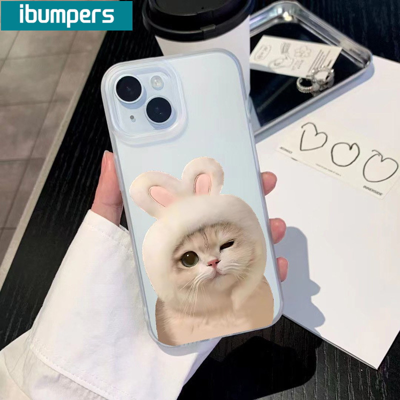 ibumpers Ốp Lưng iPhone Hàn Quốc Dễ Thương Labubu in hình Ốp Điện Thoại TPU Trong Suốt Mềm nhám mờ Chống Sốc Chống Bẩn Cho Iphone 16 15 14 12 13 11 Pro Max IP 7 8 Plus X XS XR