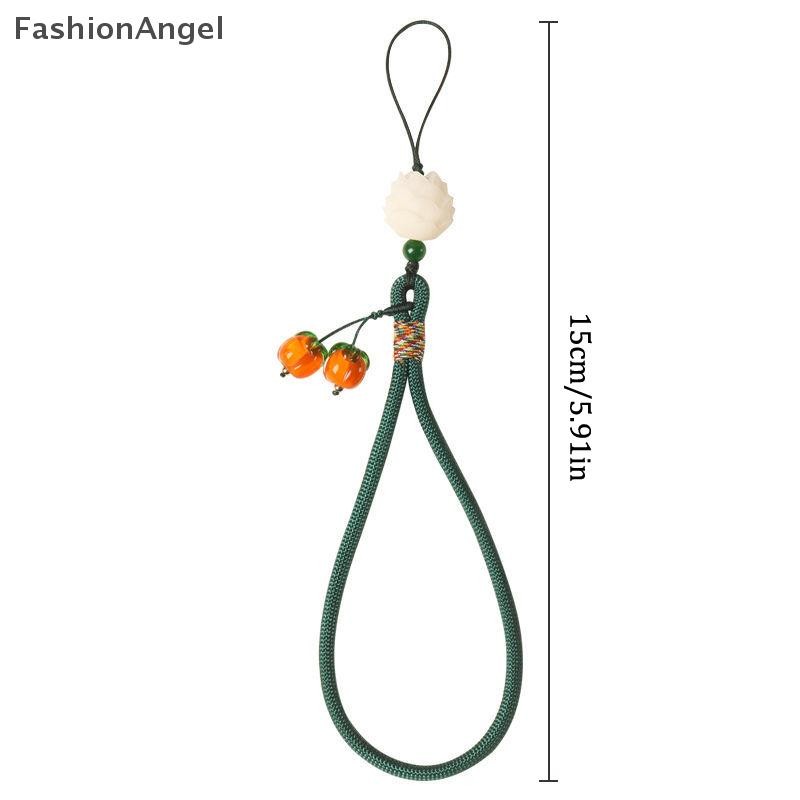 Mặt dây chuyền móc khóa dây chuyền điện thoại di động FashionAngel Liuli Persimmon