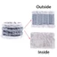 OUSXA 3 chiếc Bonnet cho trẻ mới biết đi, Bộ găng tay khăn quàng cổ ấm áp ngoài trời màu trơn, dày chống gió 1-5Y Pompom Mũ dệt kim mùa đông