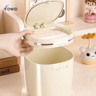 YOWEI Báo Chí Thùng Rác Để Bàn Giỏ Rác Bàn Nhà Thùng Rác Nhựa Đồ Dùng Văn Phòng Thùng Rác Hộp Đựng Rác VN