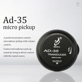 Ad-35 Mini Âm Thanh Pick-up Piezo Khuếch Đại Transducer Stick Piezo Pickup Cho Đàn Guitar Acoustic Ukulele Violin Cello Banjo