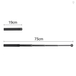 Thanh nối dài ổn định bằng kính thiên văn Max. Chiều dài 73cm Hợp kim nhôm cực với vít và lỗ vít 1 / 4 Inch cho ổn định Gimbal zhiyun Feiyu