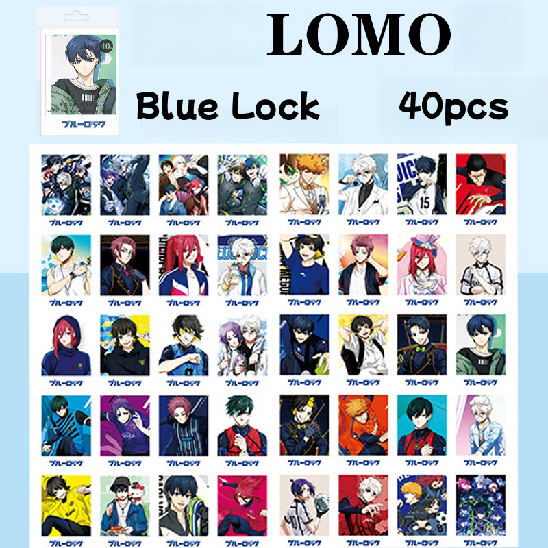 40 Chiếc SPY GIA ĐÌNH Jujutsu Kaisen Lomo Thẻ Blue Lock Identity V Photocards tro tàn của vương quốc Demon Slayer Haikyuu Daomu Biji Huyền thoại đen Ngộ Không Bưu thiếp YM