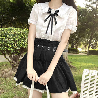 Thắt Nơ Cho Nữ Ren Đen Camellia Hoa Ruy Băng Dây Buộc Phụ Kiện Thời Trang Màu Hồng