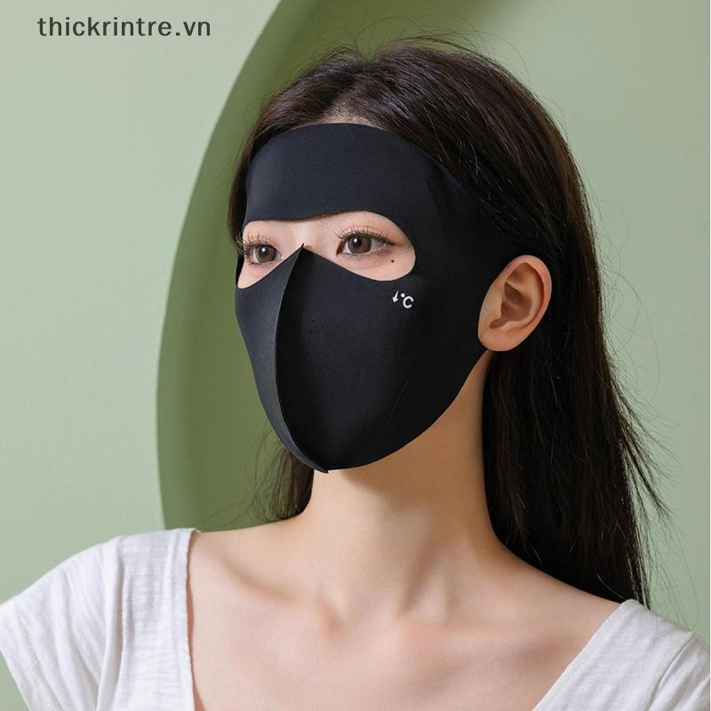 Thi 2 Chiếc Polyester Hình Chữ V UPF50 + Mặt nạ Chống Tia UV Thoáng Khí Không Dấu Vết Nhẹ Mặt Mỏng Chống Nắng VN