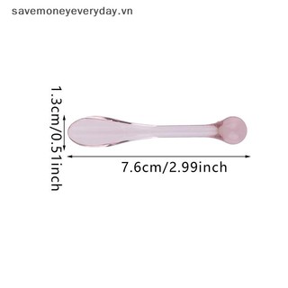 [Savemoneyeveryday] 5 Thìa Mỹ Phẩm Nhựa Muỗng Kem Dưỡng Mắt Chống Nhăn Máy Mát Xa Mắt Dính Mặt nạ Thìa Dụng Cụ Chăm Sóc Da [vn]