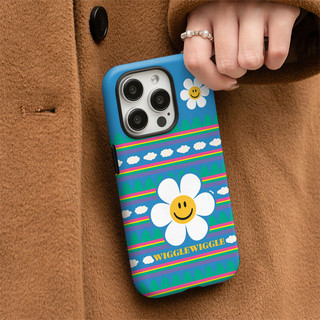 Ốp điện thoại 2 trong 1 Smile Sunflower tương thích với iPhone 15 Pro Max, Apple 16 14 Plus 11 / 12 / 13 Pro Max, vỏ bảo vệ chống sốc mới