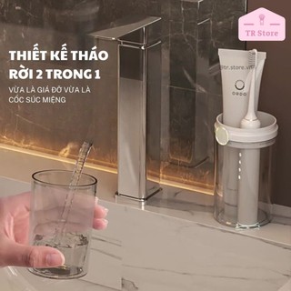 Ống Đựng Bàn Chải Du Lịch Cỡ Lớn Trong Suốt - Phù Hợp Bàn Chải Điện, Tiện Lợi Mang Theo