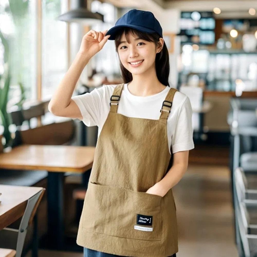 [Vận chuyển nhanh] Tạp dề cắt tóc SIMPLEAID, Tạp dề nấu ăn thoáng khí chống thấm nước, Quần áo làm việc bỏ túi lớn 2 kích cỡ chuyên nghiệp để làm tóc