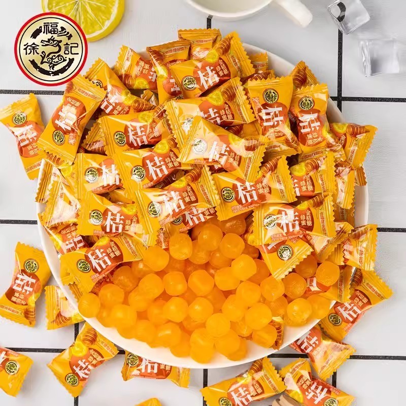 ✨Tích lũy 50 triệu + Miếng Xu Fuji Mật Ong Kumquat Kẹo 245g Túi Trái Cây Kẹo Cứng Đồ Ăn Nhẹ Thường Ngày Kẹo Cưới Khách Sạn Kẹo 25.4.10