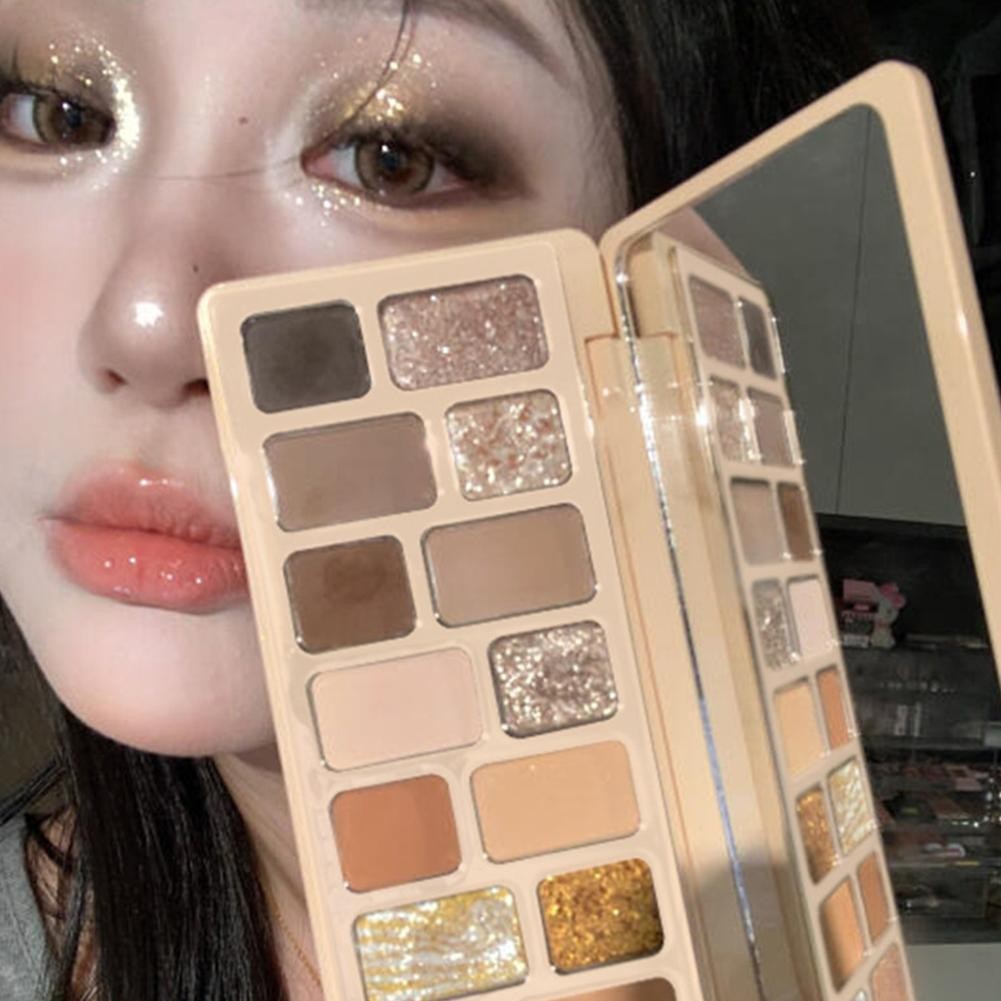 Bảng Phấn Mắt Dikalu 16 Màu Phấn Mắt Bột Sương Bảng Phấn Mắt Mờ Nhiều Màu Sắc Tự Nhiên Bảng G1
