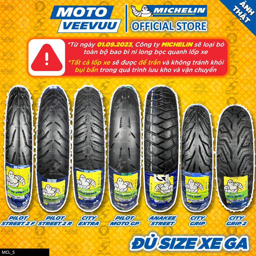[MTVV] Vỏ lốp xe ga MICHELIN Pilot Street 2 Anakee Moto GP City Extra ...