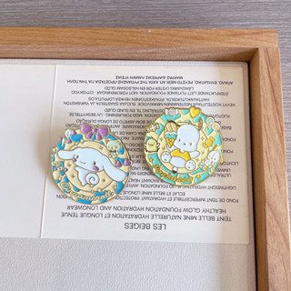 1 Dễ Thương Sanrio Cuomo Laurel Chó Pacha Chó Kim Loại Huy Hiệu Phụ Kiện Túi Đồ Trang Trí Pin