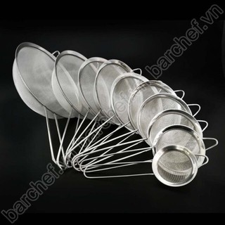 Vợt lọc trà inox đa năng lọc bột, trái cây, thức ăn cao cấp đủ size tiện dụng