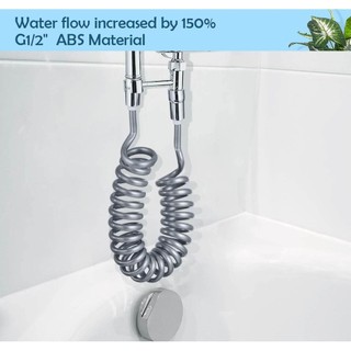 Dây Vòi Xịt Vệ Sinh Co Dãn PU 1.5M/2M/3M – Lò Xo Uốn Xoắn, Dễ Dàng Kéo Dài, Nối Vòi Xịt Vệ Sinh Tiện Lợi