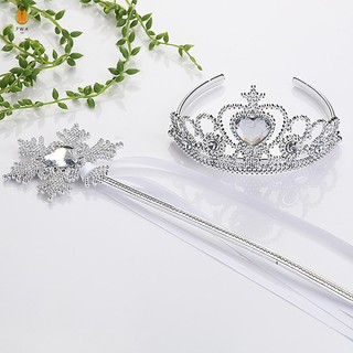 Đảng Magic Wand Vương Miện Bộ Sáng Bóng Kim Cương Giả Công Chúa Đảng Trang Sức Dụng Cụ Đảng Đạo Cụ Công Chúa Cây Đũa Phép