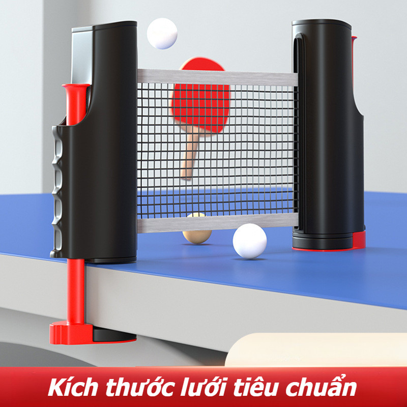 Lưới bóng bàn có thể thu gọn,Lưới bóng bàn rút gọn chất liệu PE,Dễ dàng cài đặt và di động