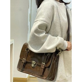 2026 Phổ Biến Vintage Khóa JK Đồng Phục Phong Cách Đại Học Túi Messenger