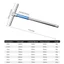 8 Chiếc Xe Đạp Allen Lục Giác Chìa Khóa, RIDERACE 2 / 2.5 / 3 / 4 / 5 / 6 / 8 / 10mm Cờ Lê Lục Giác Bên Trong Xe Đạp, Tay Cầm T Bền Đẹp Thép CRV Bộ Dụng Cụ Sửa Chữa Xe Đạp Đi Xe Đạp
