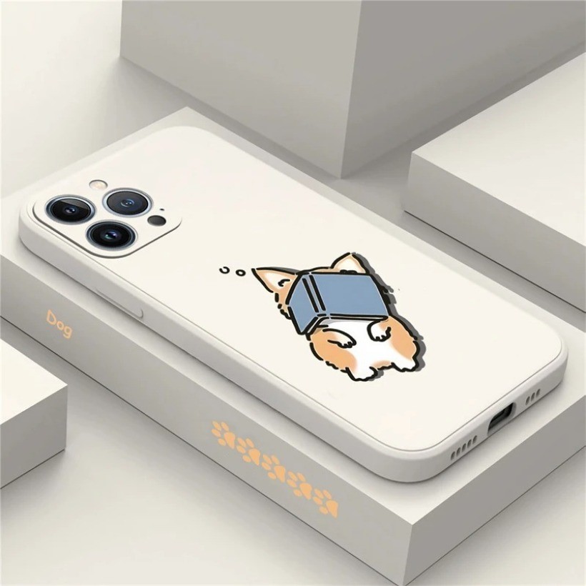 Ốp Điện Thoại Silicon Mềm Chống Sốc Cho Redmi Note 13 12 12T 11 11T Pro Speed 12 Turbo Mới Hàn Quốc Chó Con Dễ Thương Chó Con Bao