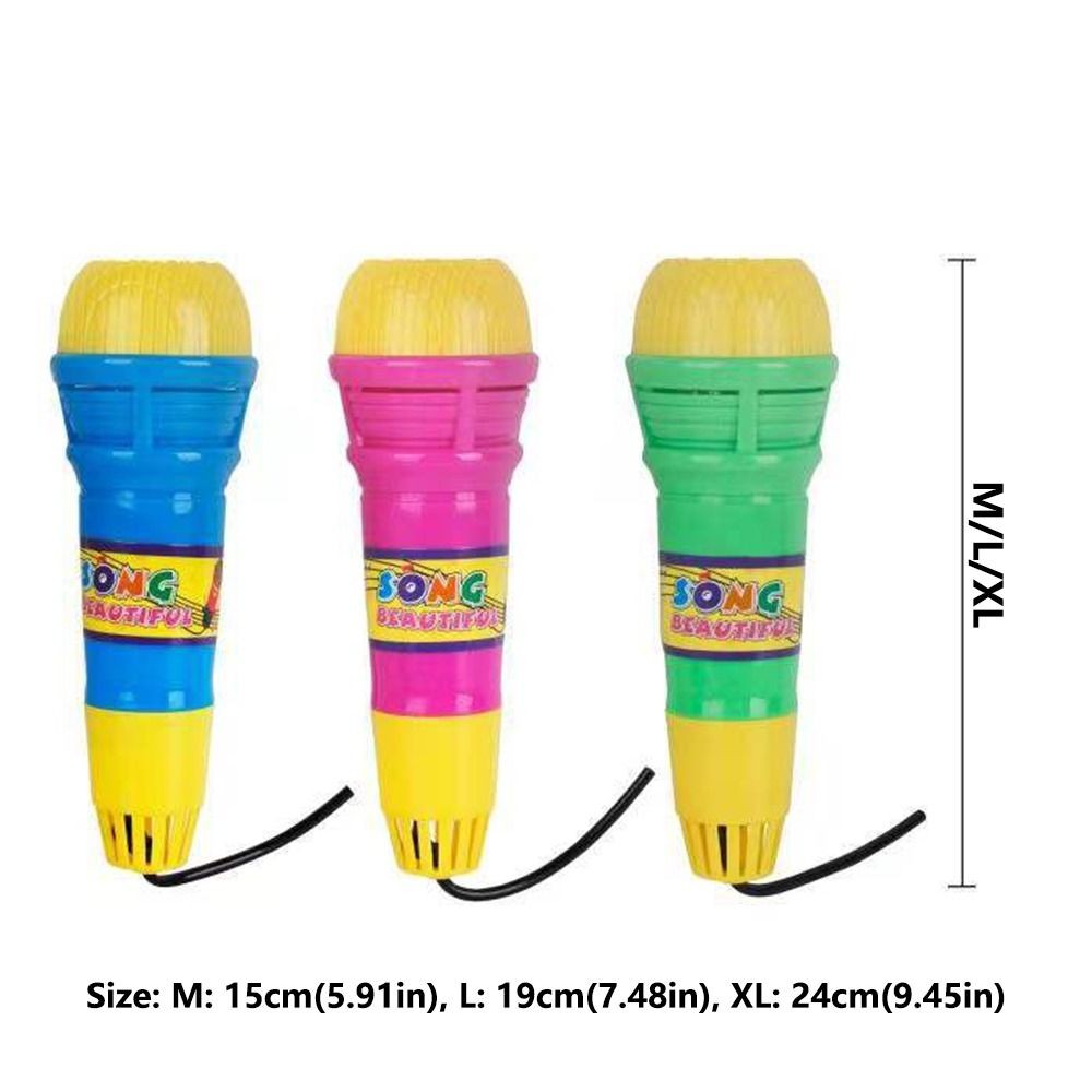 MARGREDY Đồ chơi micro Echo cho trẻ em, Echo vật lý Không cần pin Micro mô phỏng, Đồ chơi micro trẻ em khai sáng ngộ nghĩnh di động sáng tạo Quà tặng tiệc trẻ em