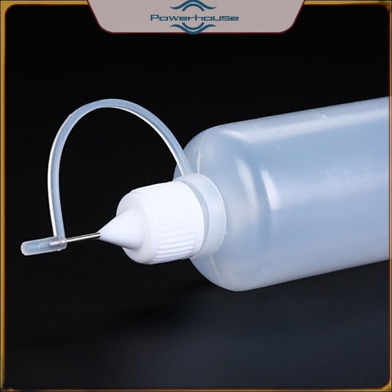 2 / 5 Chiếc 5ml 10ml 20ml 30ml 50ml 60ml 100ml PE Nhựa Squeezable Đầu Áp Dụng Chai Nhỏ Giọt Có Thể Đổ Lại Với Đầu Kim Mũ Cho Keo
