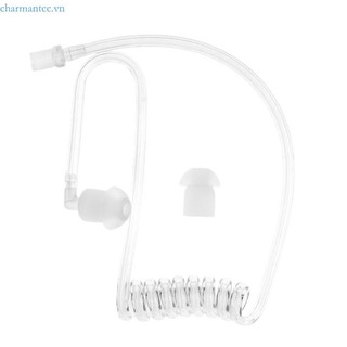 Charmantcc1 Cuộn dây trong suốt Acoustic Air Tube Nút tai thay thế cho đầu tai nghe vô tuyến